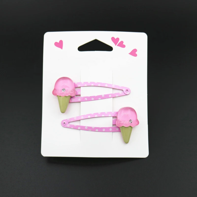 5cmBB clip bangs ice cream carousel princess hairpin jewelry children girl baby hair accessories holiday gift headdress | Детская одежда