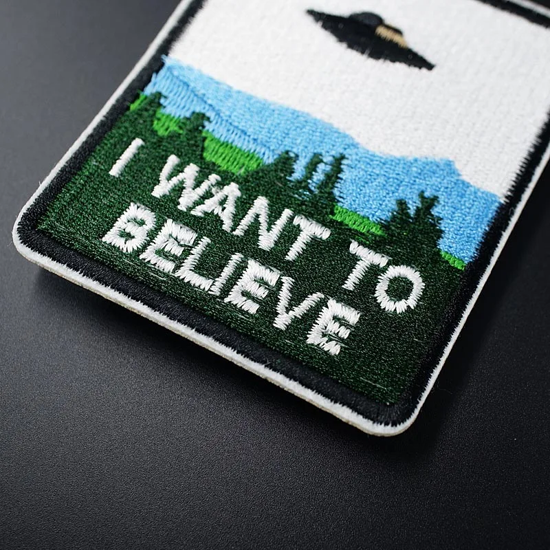 UFO (Размер: 7 6 х9 см) значки сделай сам вышивка ремонт патч аппликация Детские