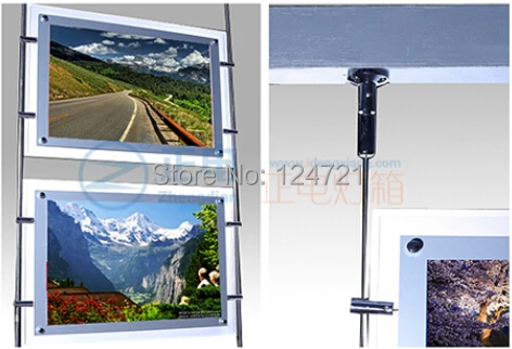 Подвесная светодиодная Хрустальная фоторамка тонкий акриловый светильник тбокс