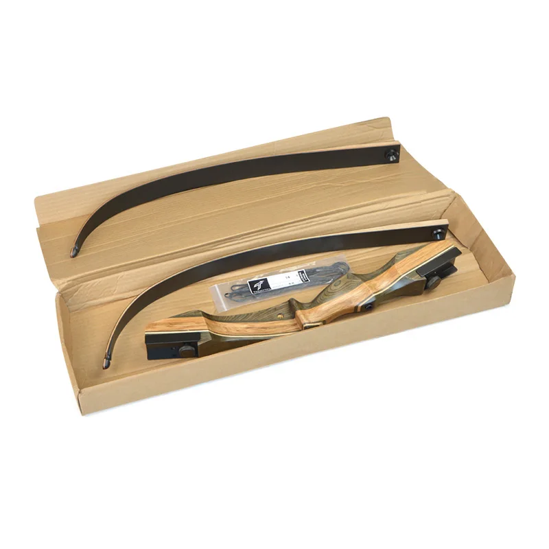 1pc 62 inch Archery Recurve Bow 30-60lbs Hunting Right Hand Traditional Wooden Riser For Shooting Accessories | Спорт и развлечения