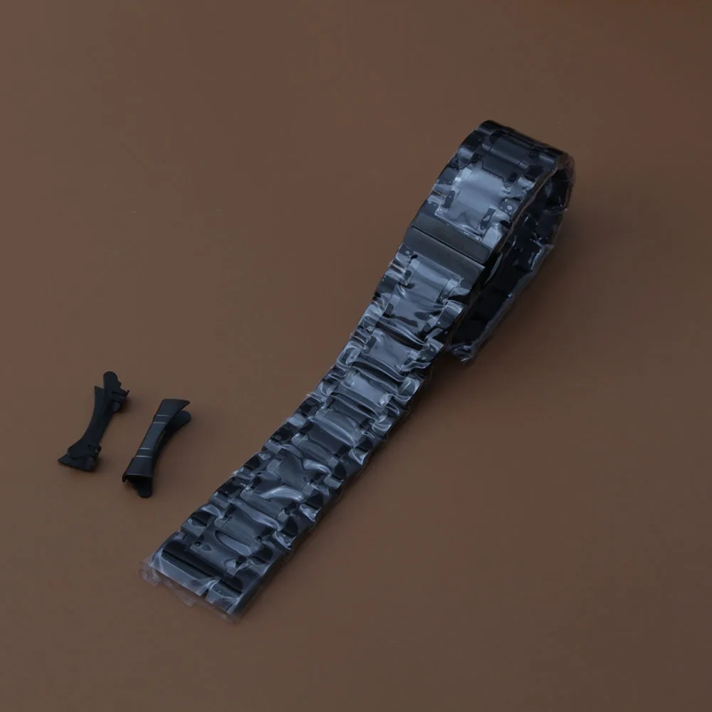 Браслет мужской из нержавеющей стали с закругленными концами 21 мм|watch strap bracelet|strap