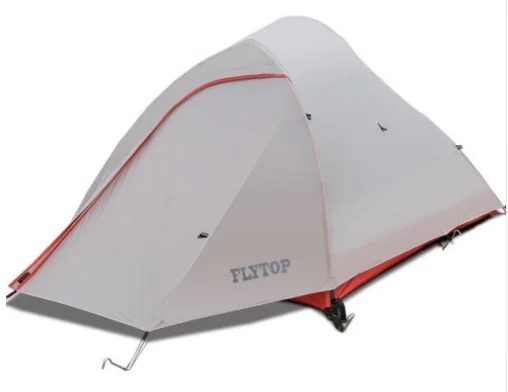 FLYTOP Сверхлегкий тентент для кемпинга 1-2 Persoon алюминиевый полюс 20D кремниевый водостойкий открытый Jacht Vissen Toeristische Wandelen T