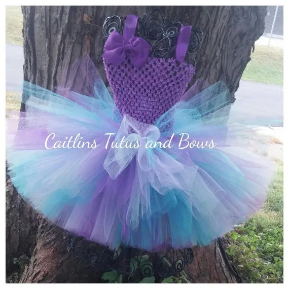 Lovely Girls 2Layers Tutu Dresses Baby Crochet Corset Ballet with Grosgrain Bow and Headband Set Kids Princess Party Dress | Детская