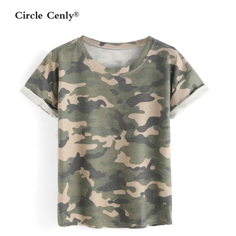 Для женщин Камуфляж Футболки с рукавом летучая мышь стрейч хлопок тройники