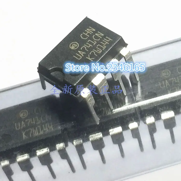 10 шт. UA741CN DIP8 UA741CP DIP UA741 OP Amp LM741|Интегральные схемы| |