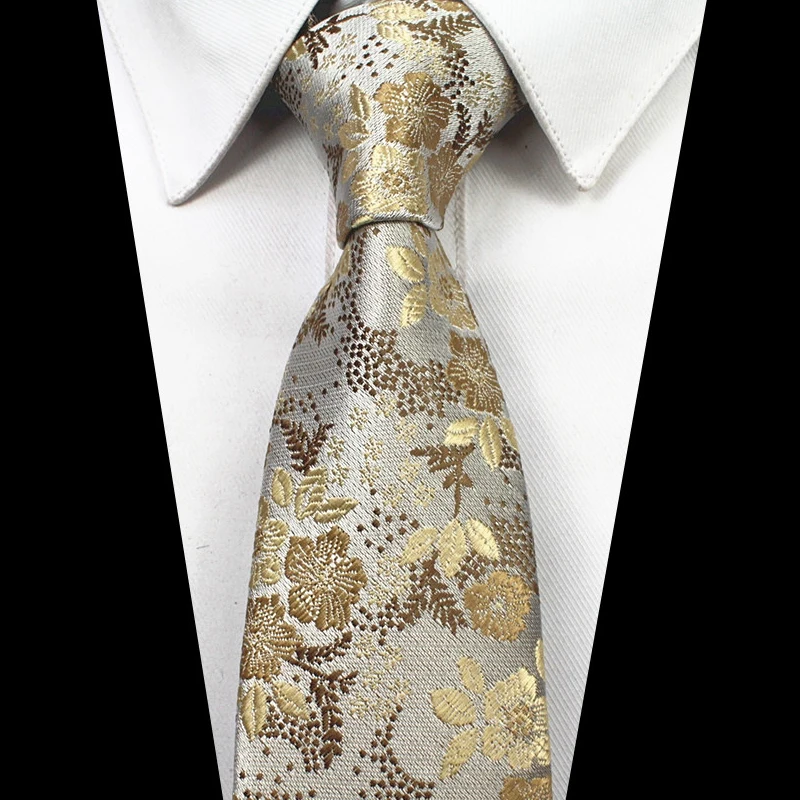 Галстук мужской из полиэстера и шелка 7 см|Мужские галстуки носовые платки| |