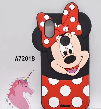 For Huawei G7 Y3 5 6 7 G610 4X Soft 3D Minnie Mouse Polka Dot Case Mate10 lite P smart Nova 3i 2plus Cartoon Kids Kawai Cover |