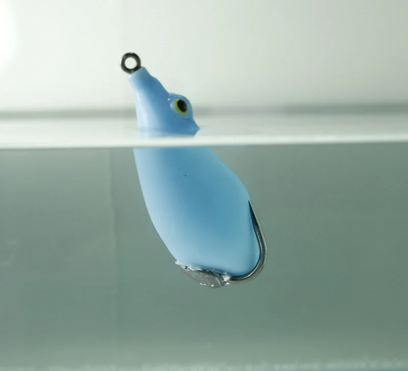 Рыболовные приманки Sharp открывающим стопу охотник лягушки 14g 55 мм двойной крючок