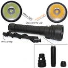 Обновленный светодиодный фонарик для дайвинга XHP70 4000 люмен желтый светильник для подводного плавания 100 м водонепроницаемый фонарь для подводного плавания зарядное устройство 26650