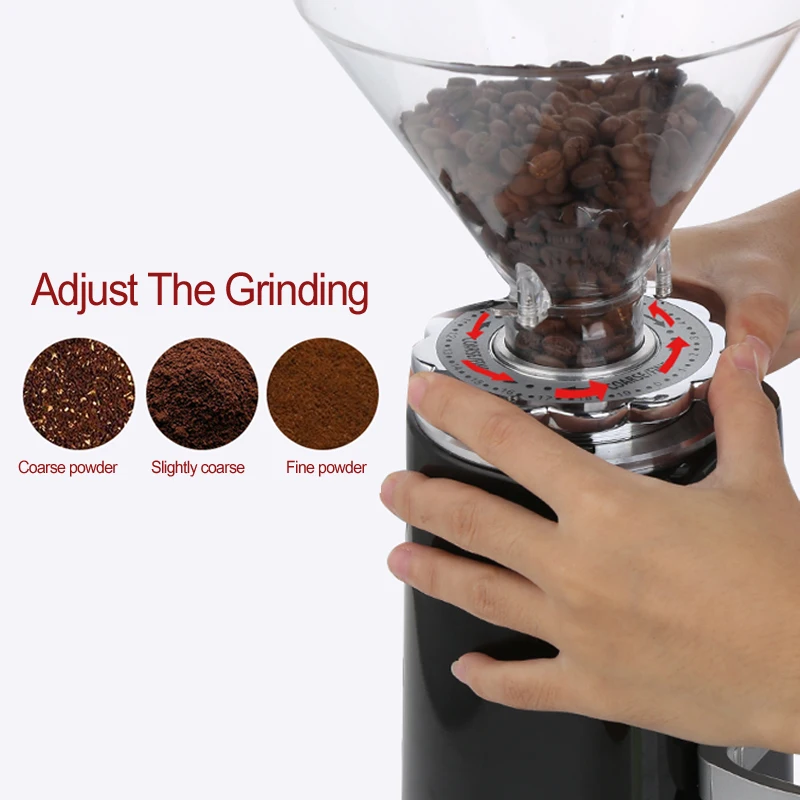 electric coffee grinder conical grinder mill espresso automatic commercial coffee bean grinding machine stainless 110V / 220V