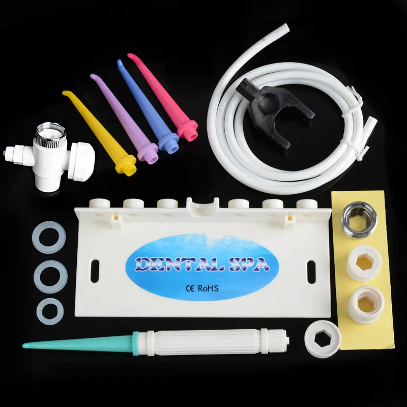 

High Quality Faucet Dental Oral Irrigator Water Dental Flosser Water Jet Flossing Floss Tooth Pick Implement Irrigation 5 Nozzle