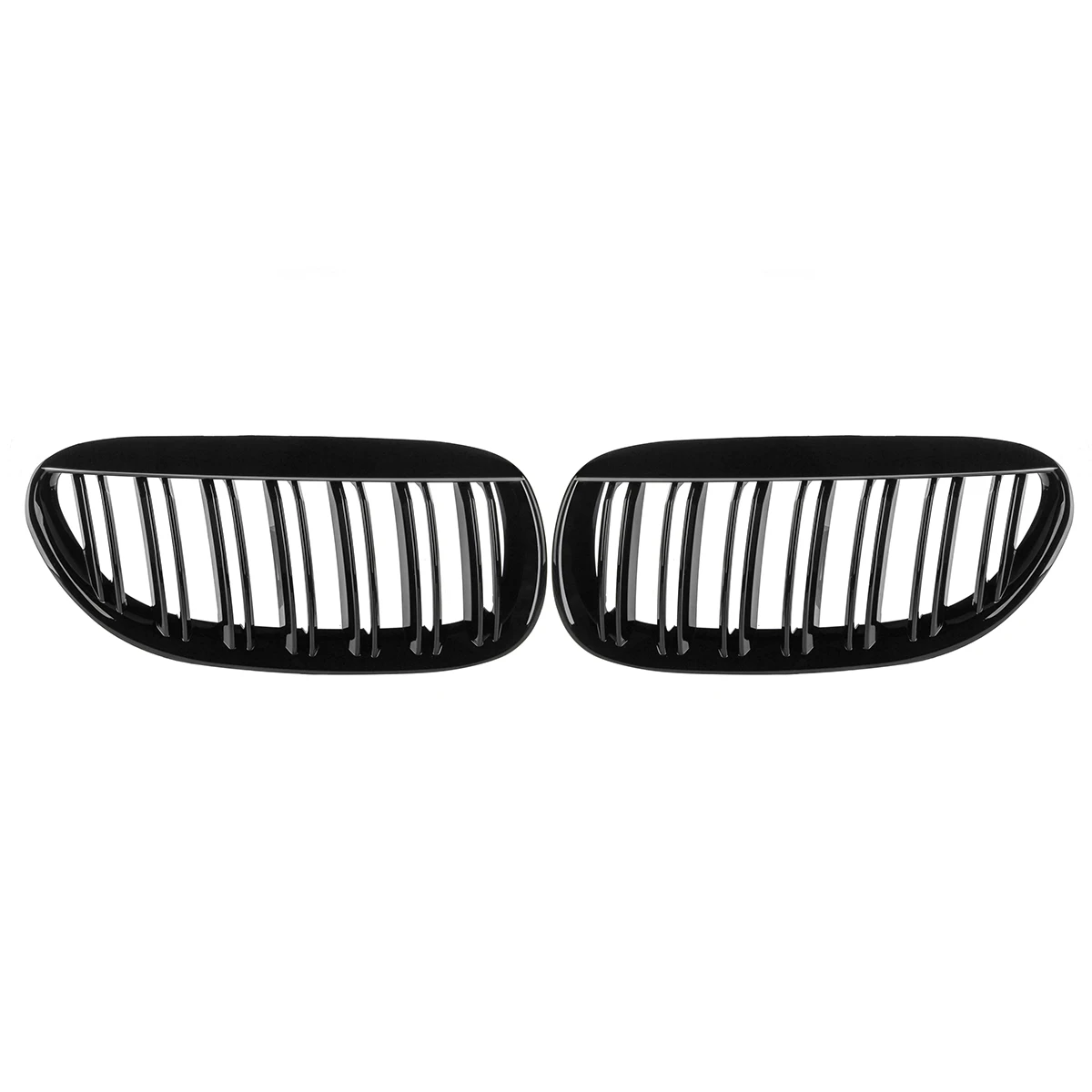 1 пара для BMW серий 6 E63 E64 2004-2010 матовый блесек губ карбоновый черный автомобиль
