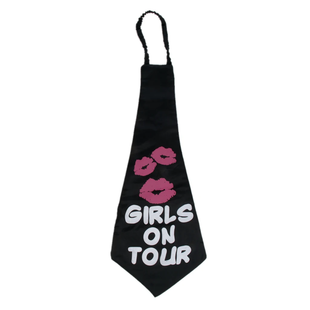 New Hot 77cm Bachelorette Supplies Hen Night Party Tie GRILS ON TOUR Novelty Joke Bridal Shower Favor Decor for Men Gift | Дом и сад