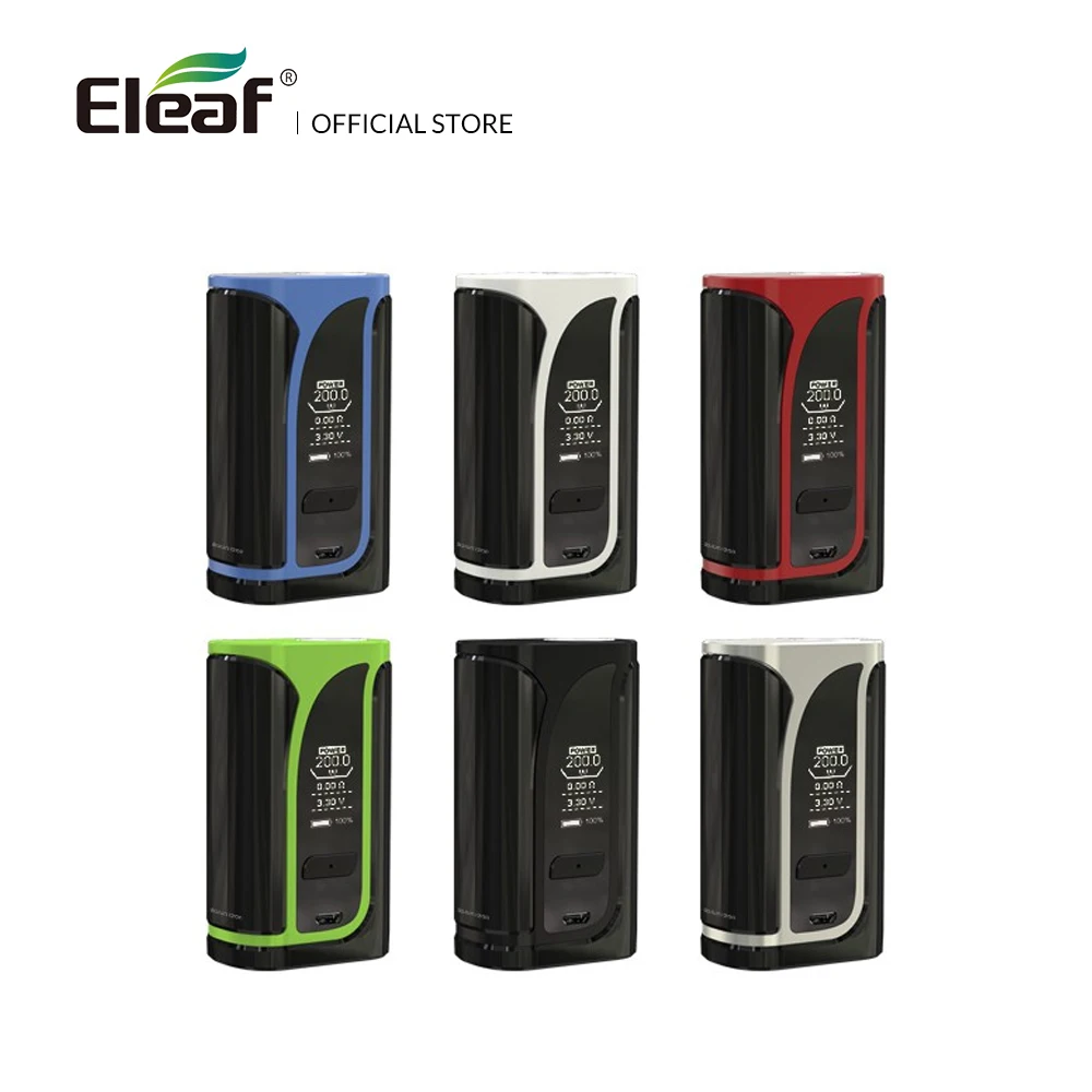 Оригинальный боксмод Eleaf iKuu i200 TC 4600 мАч встроенный аккумулятор режим VW/TC 510 Thread