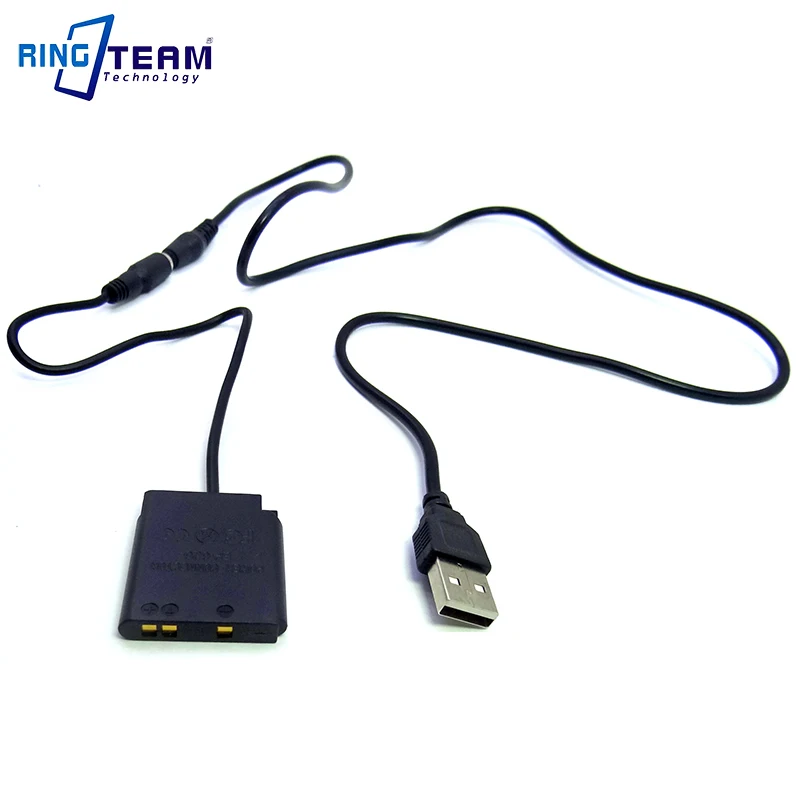 Аккумулятор ENEL19, соединитель постоянного тока с USB-кабелем для камеры Nikon Coolpix S100, S2500, S3100, S3300, S4100, S4150, S4300, S4400, S5200, S5300