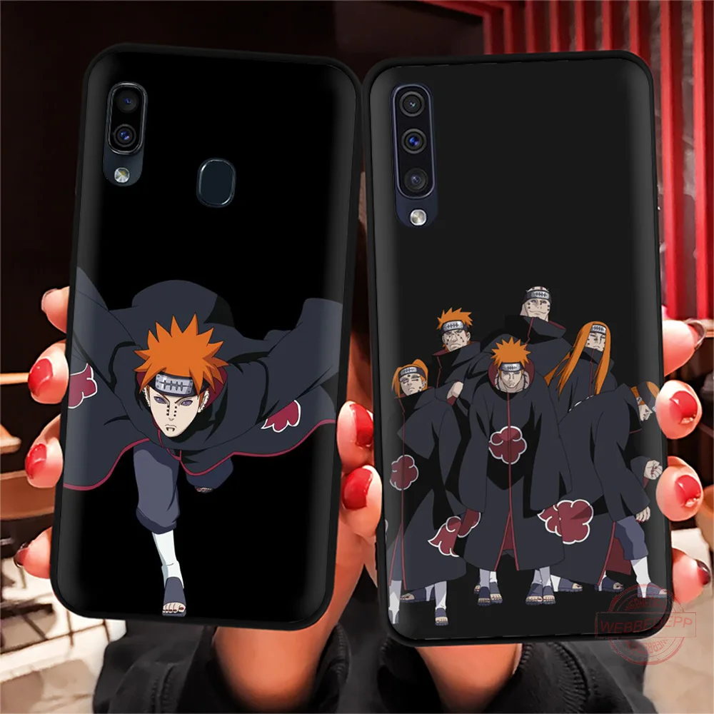 WEBBEDEPP Naruto pain black Soft Case for Samsung A3 5 6 7 8 9 J6 A10 A20 A30 A40 A50 A60 A70 S M10 M20 M30 M40 |