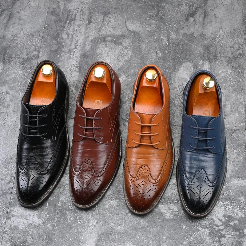 Large Size New Business Men Shoes British Style Casual Fashion Wild Retro Trend Breathable Non-slip MenShoes 38-48 | Обувь