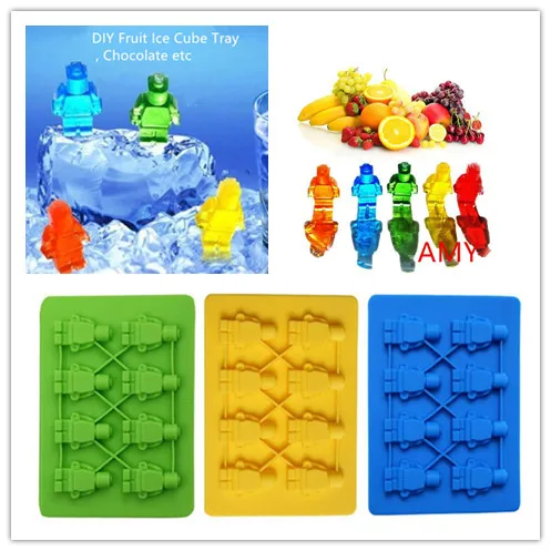 1 шт. DIY силиконовый лоток с формой для кубиков льда приготовления мороженого