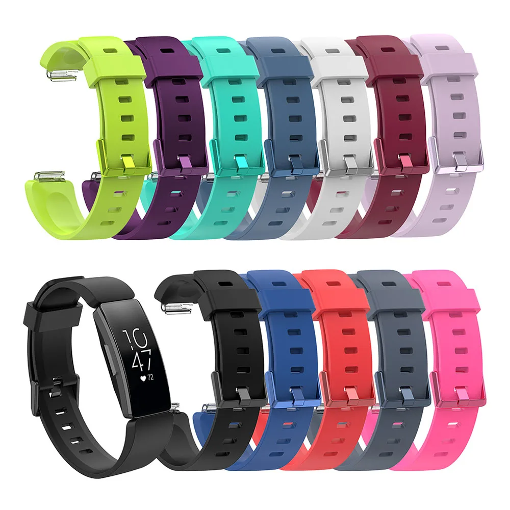Коробка совместимый FitbitInspire полос/FitbitInspire HR Band Регулируемые мягкие силиконовые