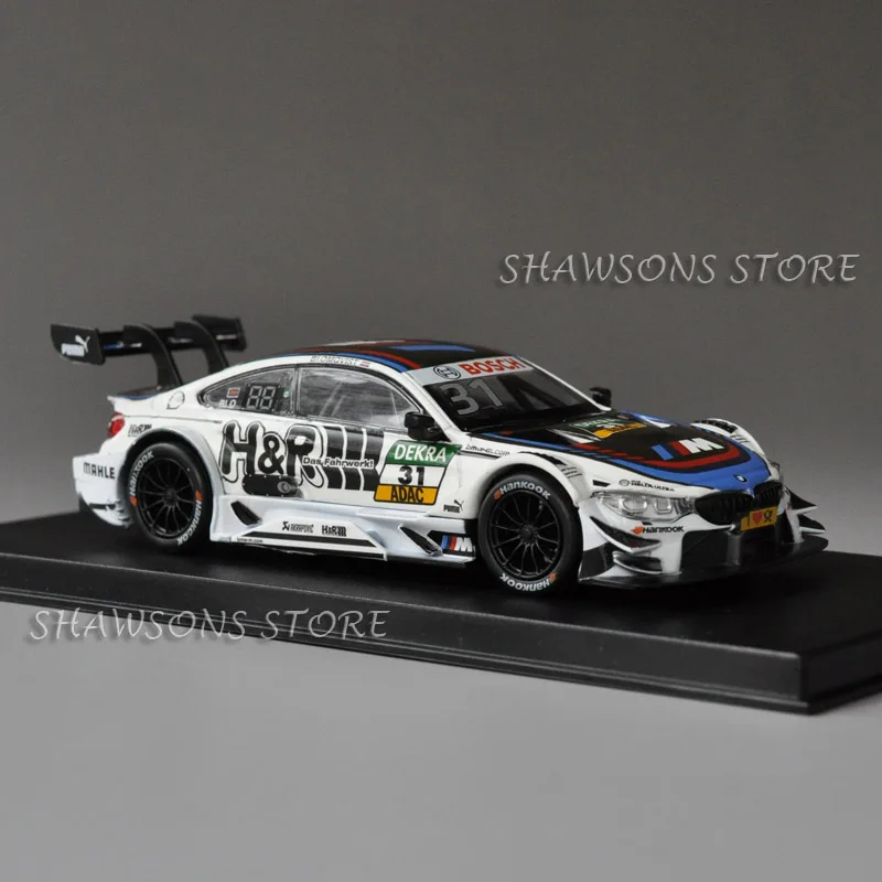 Литая модель автомобиля игрушки 1:43 M4 DTM картина гоночной команды реплики