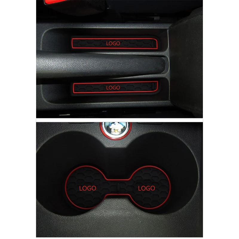 Бесплатная доставка! 8 шт./компл. для форд фиеста 2009-2014 3D Резиновых автомобильных