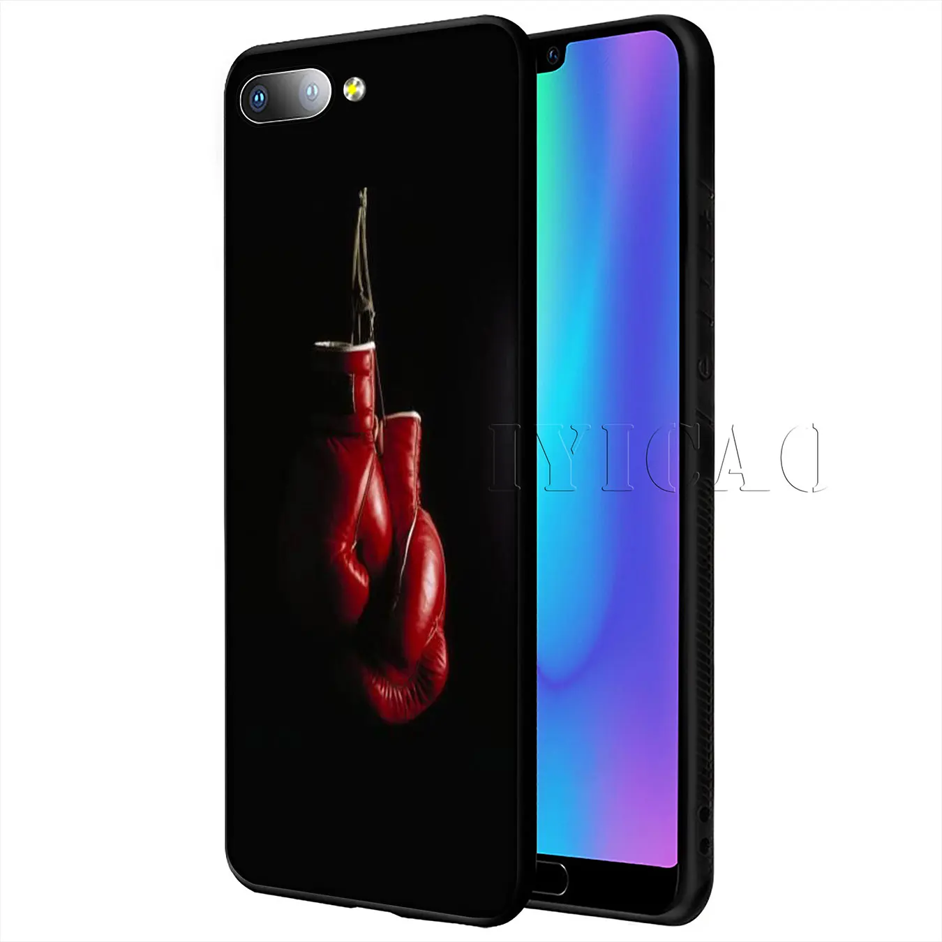 IYICAO мультфильм Боксерские перчатки для девочек шаблон ТПУ чехол Huawei Y9 Y7 Y6 Prime 2019