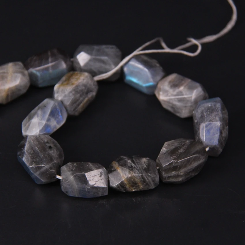 Бусины Из Лабрадорита С гранями 15 5 дюйма/нитка | Украшения и аксессуары