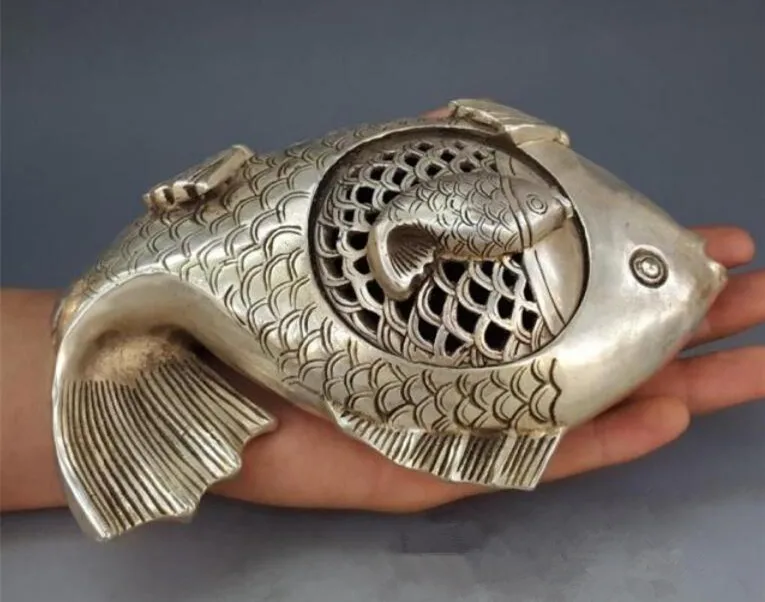 

Китайская Домашняя Коллекция archaize белая медь резная горелка для благовоний