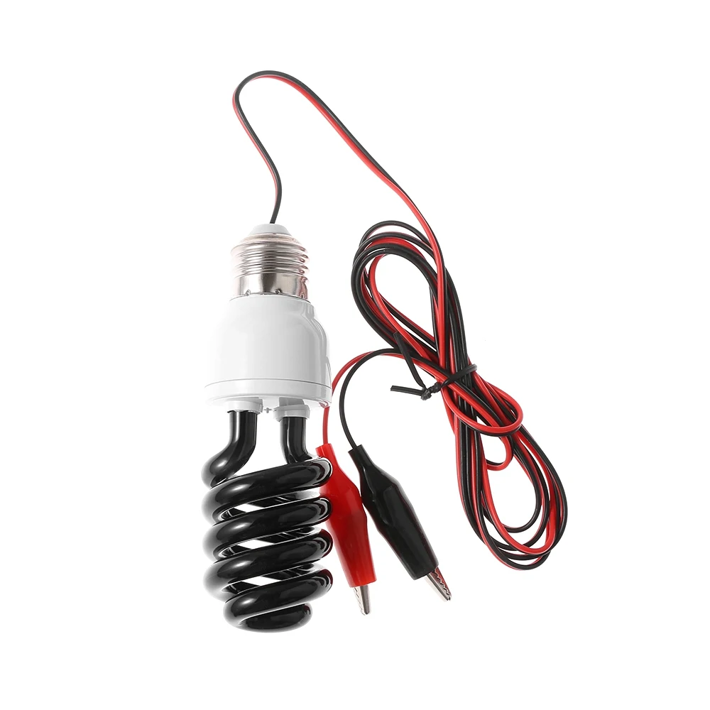 4TypeB 15W 1 шт. E27 40 Вт, 30 Вт, 20 W 220 V спираль кварцевые флуоресцентный ультрафиолетовый свет ультрафиолетового света с двумя подковообразными нагревающими элементами фиолетовый сценический эффект лампы - Испускаемый цвет: 4TypeB 15W