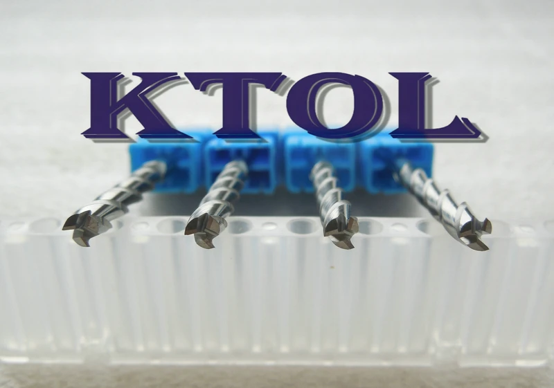 Набор фрез Sharp Edge 4x32 мм три 3 флейты твердосплавные фрезы для древесины акрила MDF |