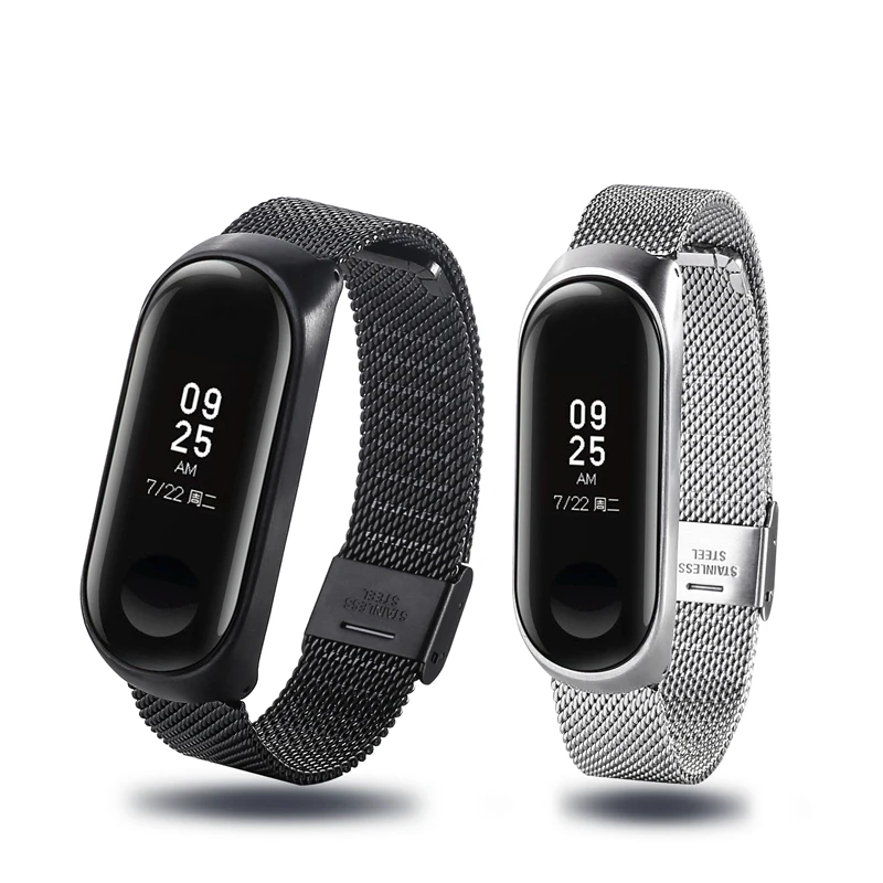 Браслет для xiaomi mi Band 3 ремешок для часов из нержавеющей стали ремешок для xiaomi mi band 3 аксессуары браслет mi band 3 ремешок