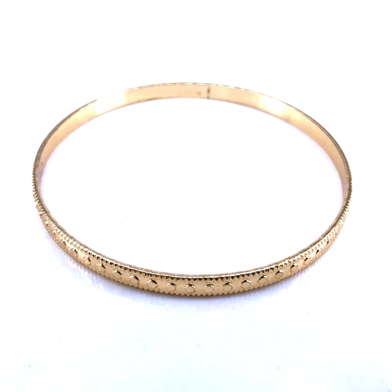 Браслет под золото простой браслет украшения диаметр 65 мм подходит для