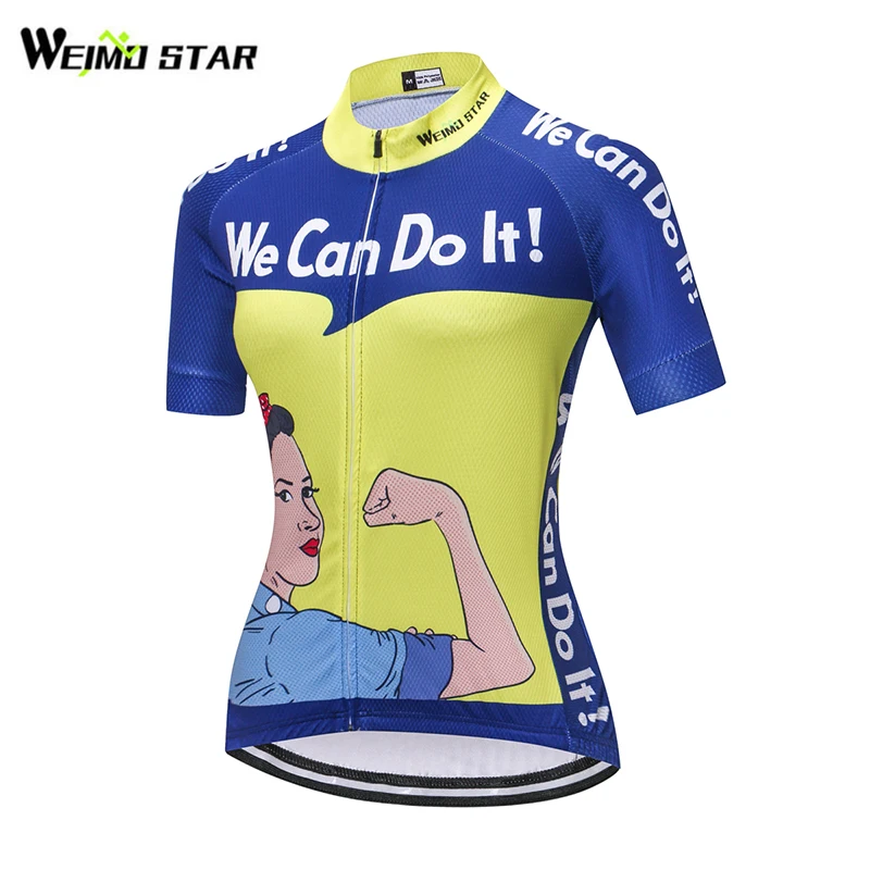 Weimostar Женская Профессиональная команда Велоспорт Джерси roupa ciclismo мы можем