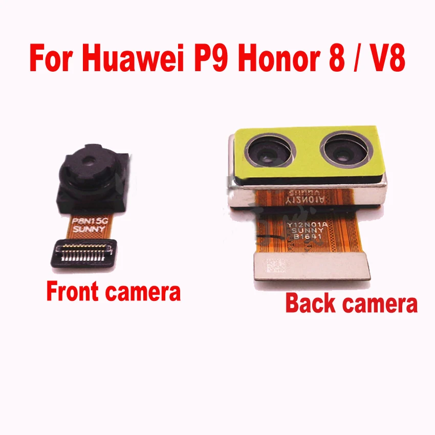 

For Huawei P9 Honor 8 V8 Rear Back Big Rear or front Camera Module with flex cable phone parts