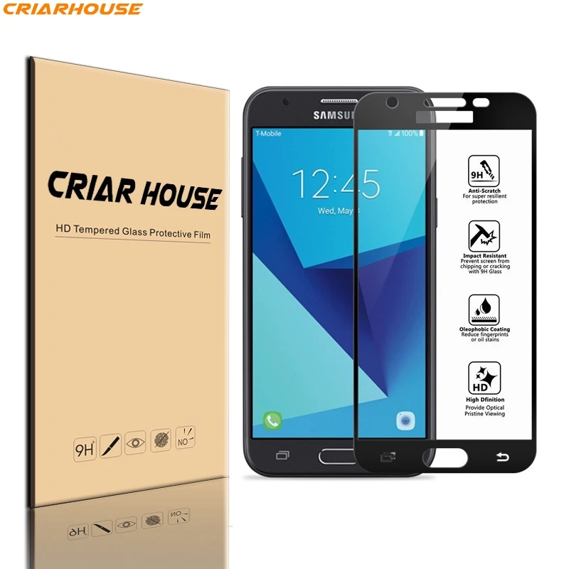 Защитные пленки для Samsung Galaxy A8 PLUS A5 A7 2018 J3 J5 J7 Pro 2017 J730 J530 полное покрытие Закаленное
