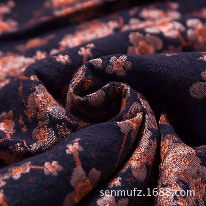 Жаккардовая трехмерная розовая Золотая жаккардовая ткань осенняя и зимняя