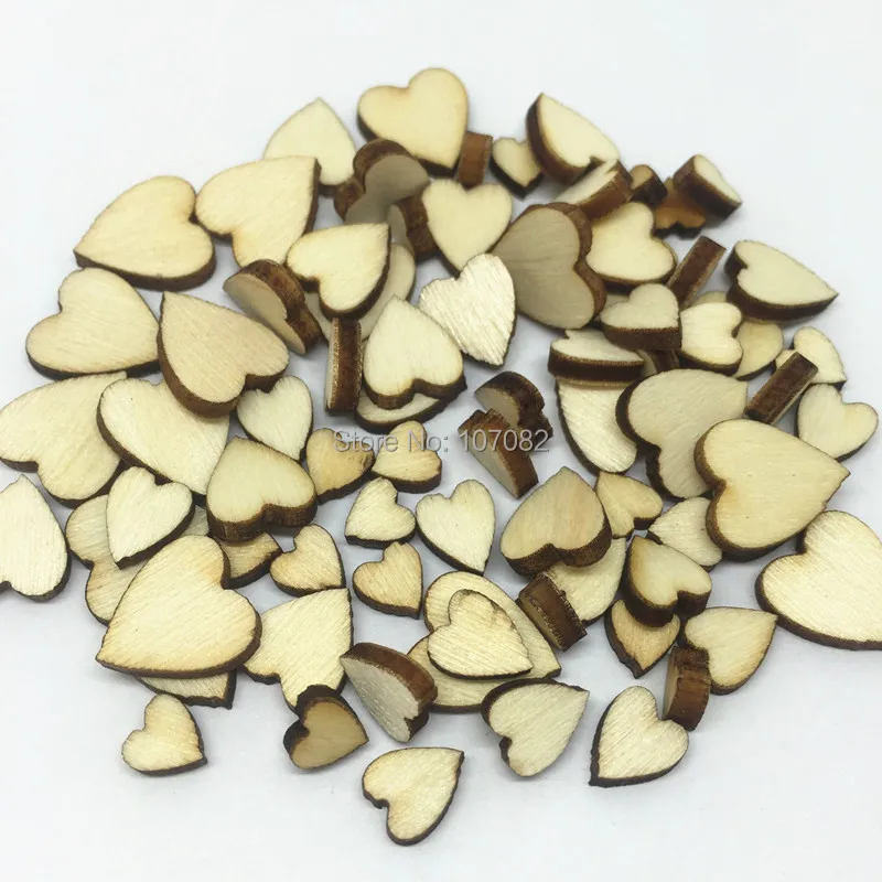 1000 шт. деревянные мини диски для украшения сердца|scrapbooking cardmaking|scrapbooking weddingscrapbooking