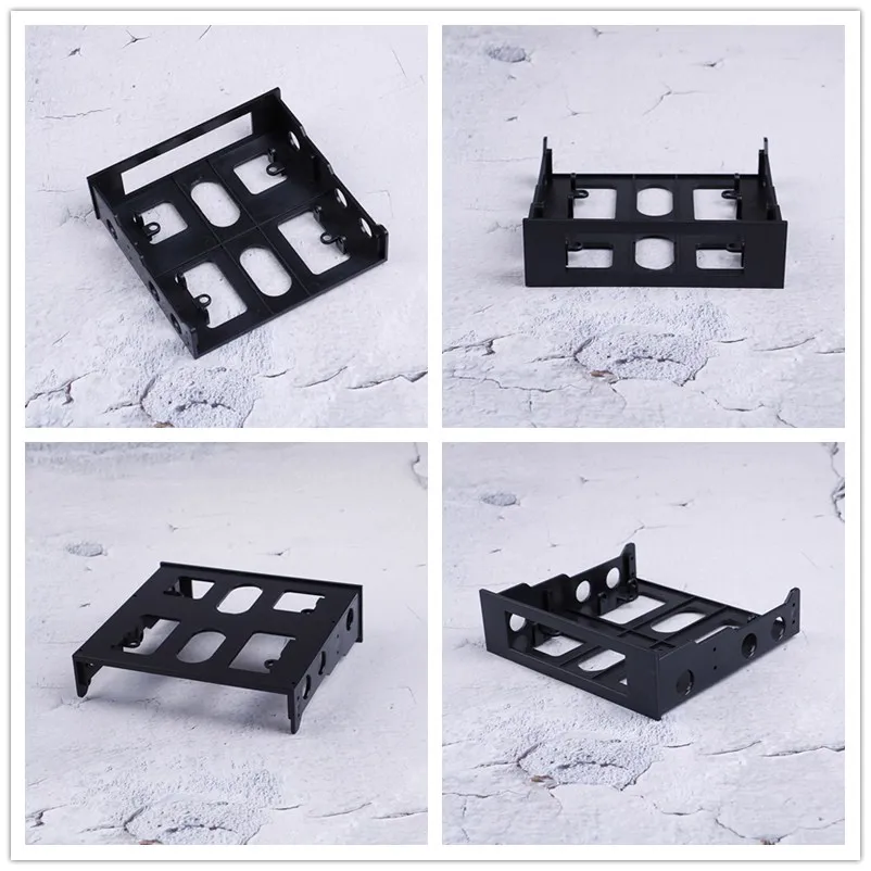 New Black Professional 3.5'' To 5.25'' Drive Bay Computer Case Adapter Mounting Bracket USB Hub Floppy Harddisk Boxs 1pcs |