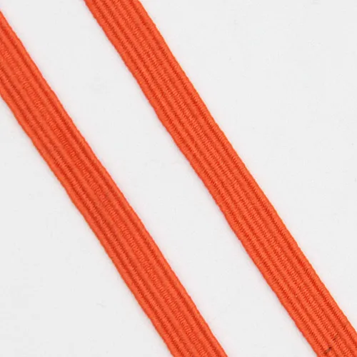 8 orange red 5 м эластичная лента s красочная мягкая латексная пряжа 6 мм эластичная лента резиновая лента DIY для беременных детей швейная аппликация на сумку аксессуары - Цвет: 8 orange red