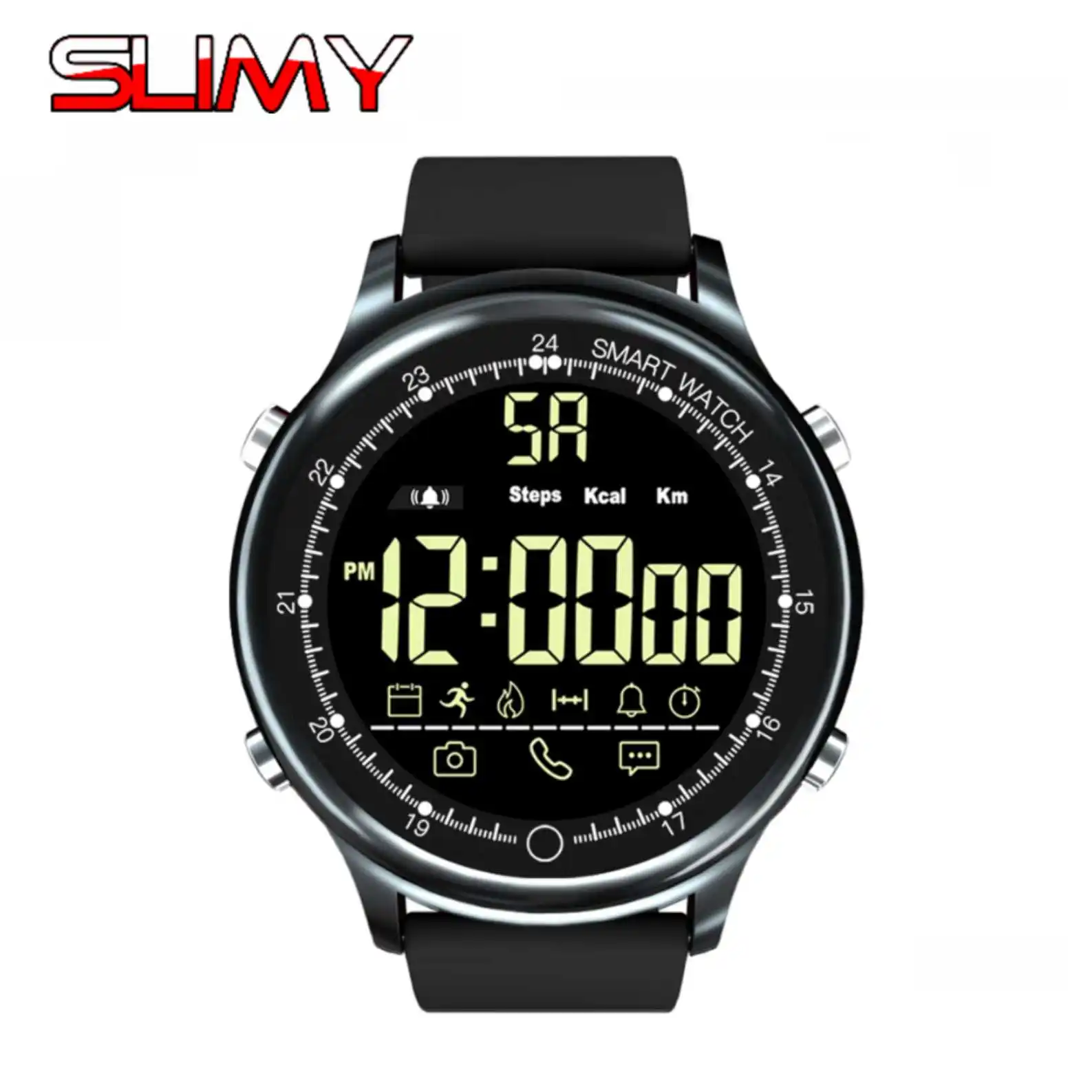 Slimy EX28 спортивные Смарт-часы водонепроницаемые IP68 5ATM шагомер Xwatch плавательные умные часы для IOS Android телефон PK EX18 X2 Plus