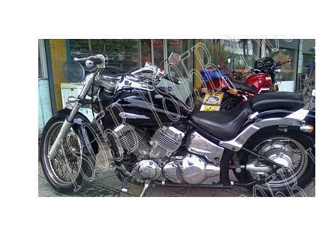 Хромированная Металлическая боковая крышка аккумулятора для Yamaha Vstar XVS 650 Classic/Vstar