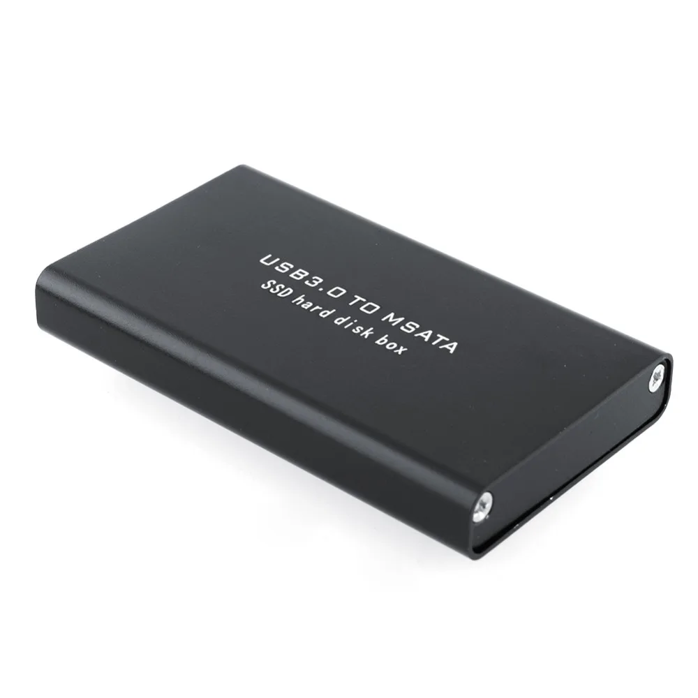 5 Гбит/с USB 3 0 к mSATA SSD корпус USB3.0 мини SATA жесткий диск адаптер M2 Внешний мобильный