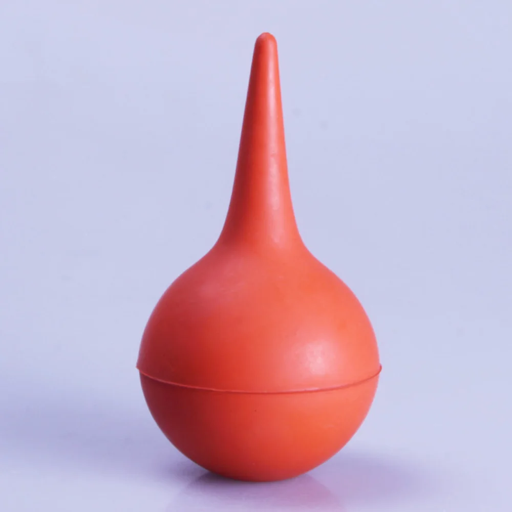 

2pcs/lot Laboratory Tool Rubber Air blowing Wash ear ball Red 30/60/90/120ml