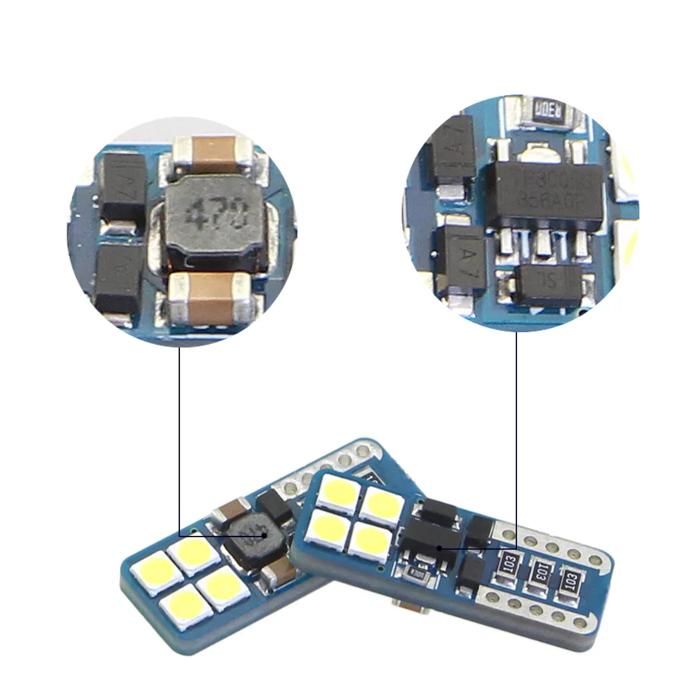 KEIN 2 шт. 8SMD 3030 led t10 габаритные огни w5w 194 автомобильный белый номерной знак Дверь