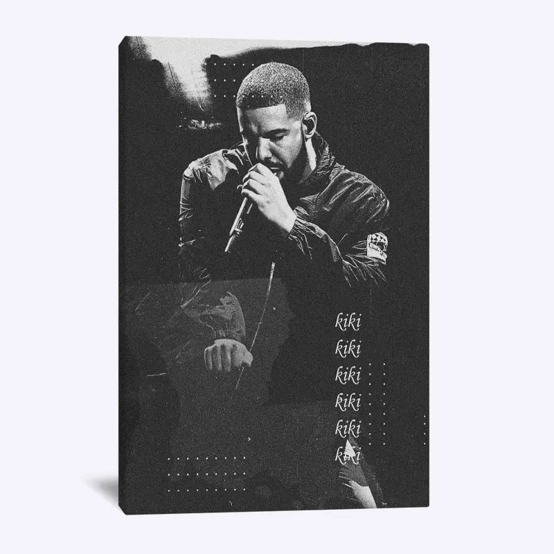 L 1115 Drake Rapper постер, настенная живопись, холст для подростков, для гостиной, дома, спальни, для учебы, комнаты в общежитии, для квартиры, художественное украшение, принты - Цвет: L 1115