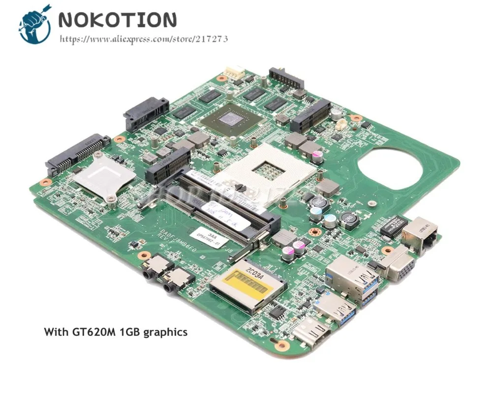 

NOKOTION For Fujitsu lifebook LH532 Laptop Motherboard DA0FJ8MB6F0 HM76 DDR3 GT620M 1GB Video card