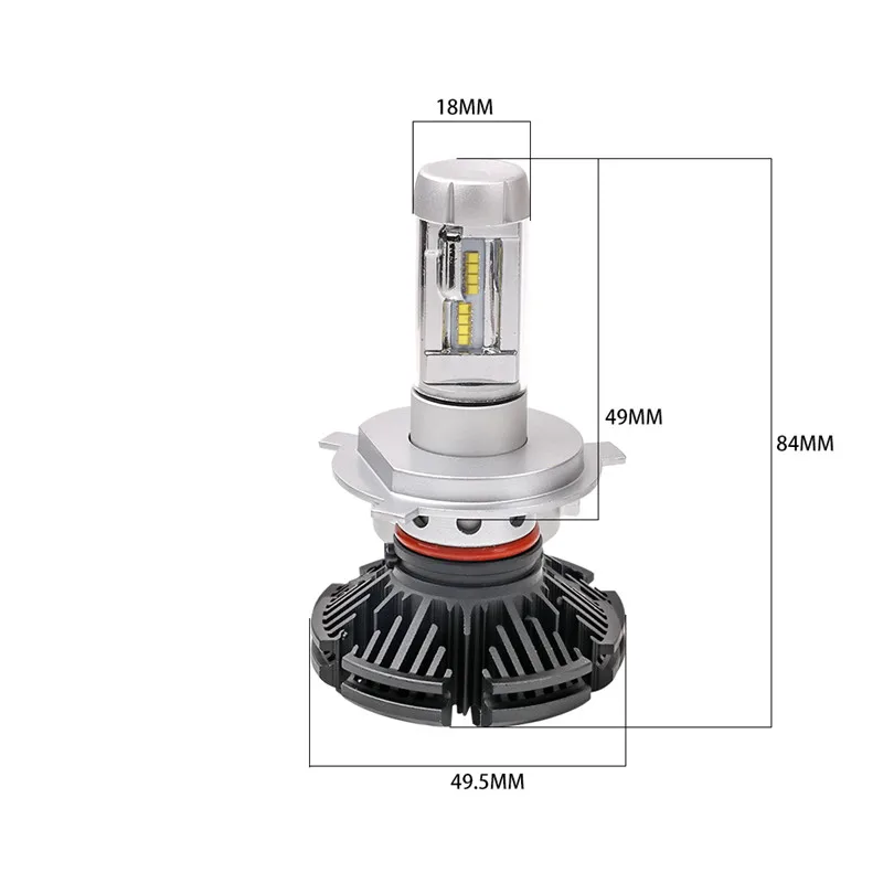 2 шт. Автомобильные светодиодные лампы H4 H7 H8 H9 H11 9005 HB3 9006 HB4|led headlight conversion|9006 hb4 ledhb4 led