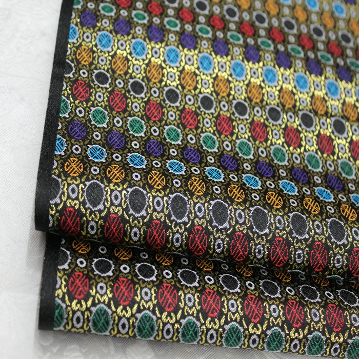 Телевизионная стандартная тибетская одежда, Yanbian монгольское одеяние ручной работы, жаккардовая, золотая, серебряная, шелковая парча