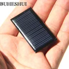 BUHESHUI 5 в 25 мА мини солнечная батарея, небольшая солнечная панель для 3,7 В зарядное устройство DIY Солнечная игрушечная панель, светодиодный 45х25 мм эпоксидный 10 шт.