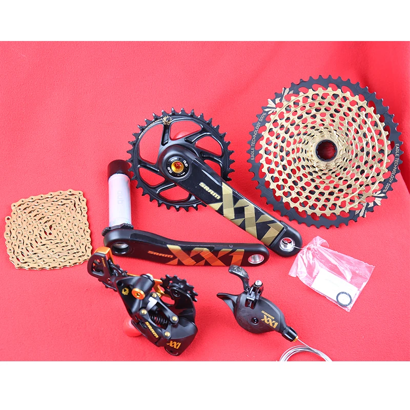 Новинка! SRAM XX1 EAGLE DUB 1x12 speed 11-50T 12s комплект групп 170/175 мм Glden Shifter задний переключатель кассета с цепью